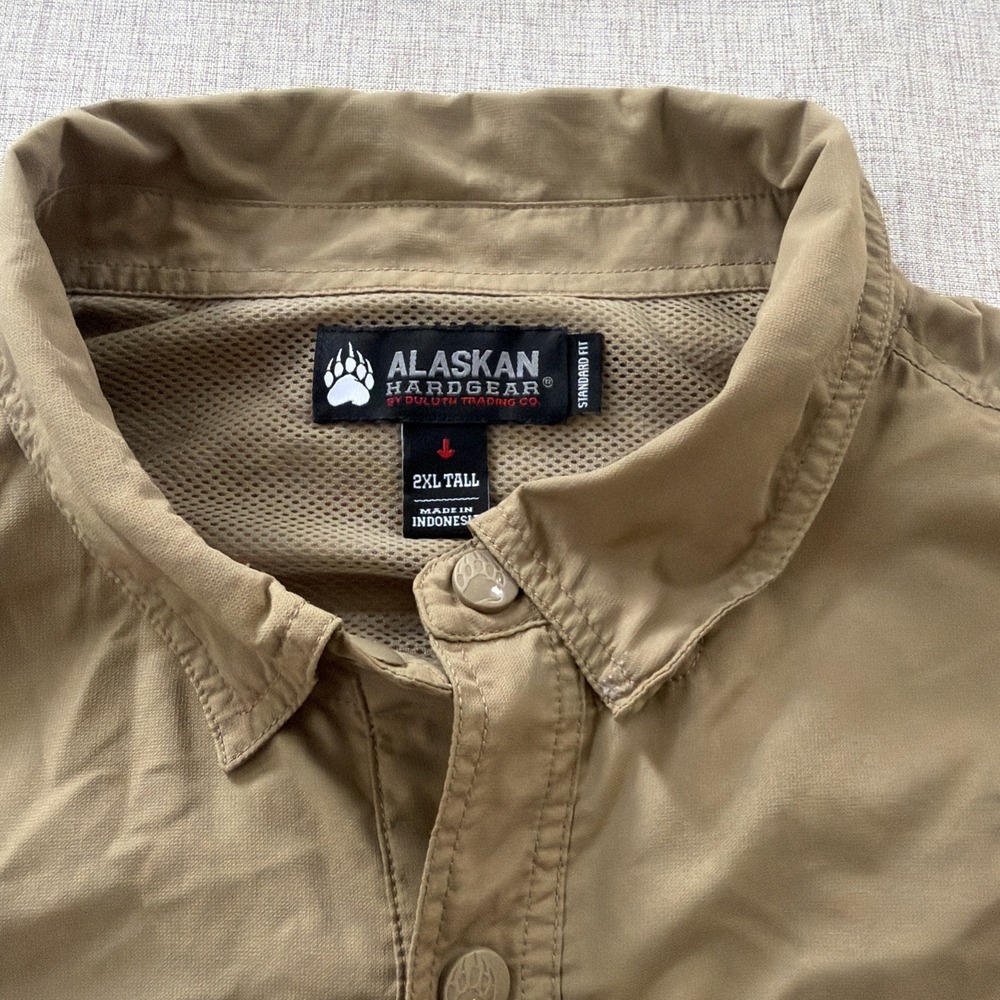Alaskan HardGear AKHG Duluth Shirt Mens 2XLT Tongass Wicking Big & Tall Workwear - Picture 2 of 12